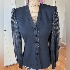 St John Evening black sequin jacket